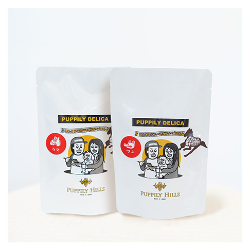 PUPPILY DELICA PREMIUM ウェットフード 80g 馬肉／さかな